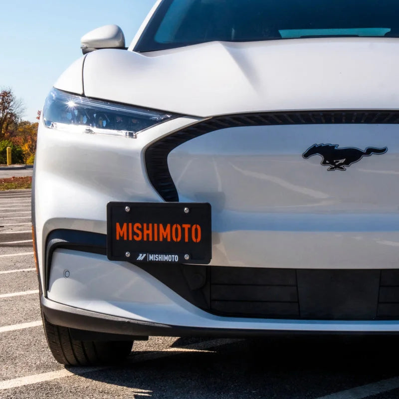 Mishimoto 21+ Ford Mustang Mach-E License Plate Relocation Kit - Installation View