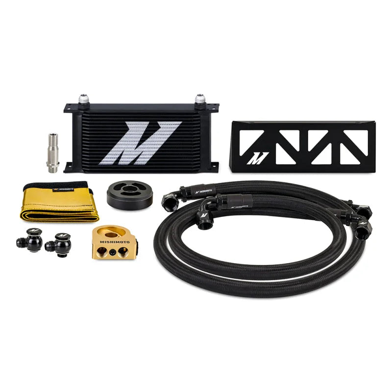 Mishimoto 22+ Subaru BRZ/Toyota GR86 Oil Cooler Kit Thermostatic - Black - Main Product View
