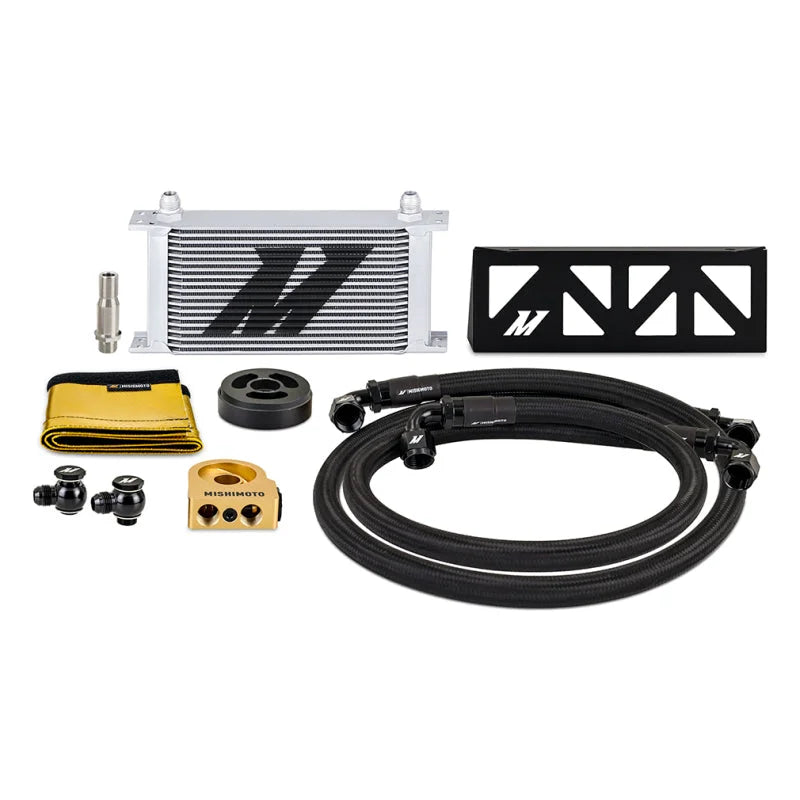 Mishimoto 22+ Subaru BRZ/Toyota GR86 Oil Cooler Kit Thermostatic - Silver - Main Product View