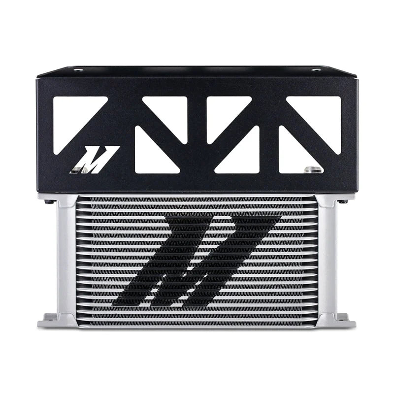 Mishimoto 22+ Subaru BRZ/Toyota GR86 Oil Cooler Kit Thermostatic - Silver - Installation View