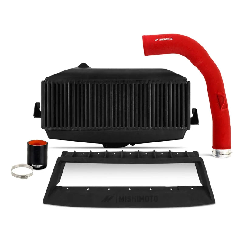 Mishimoto 22+ WRX TMIC Kit Black Core Red Pipes - Main Product View