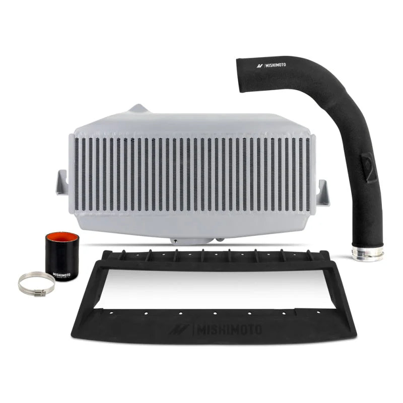 Mishimoto 22+ WRX TMIC Kit Silver Core Black Pipes - Main Product View