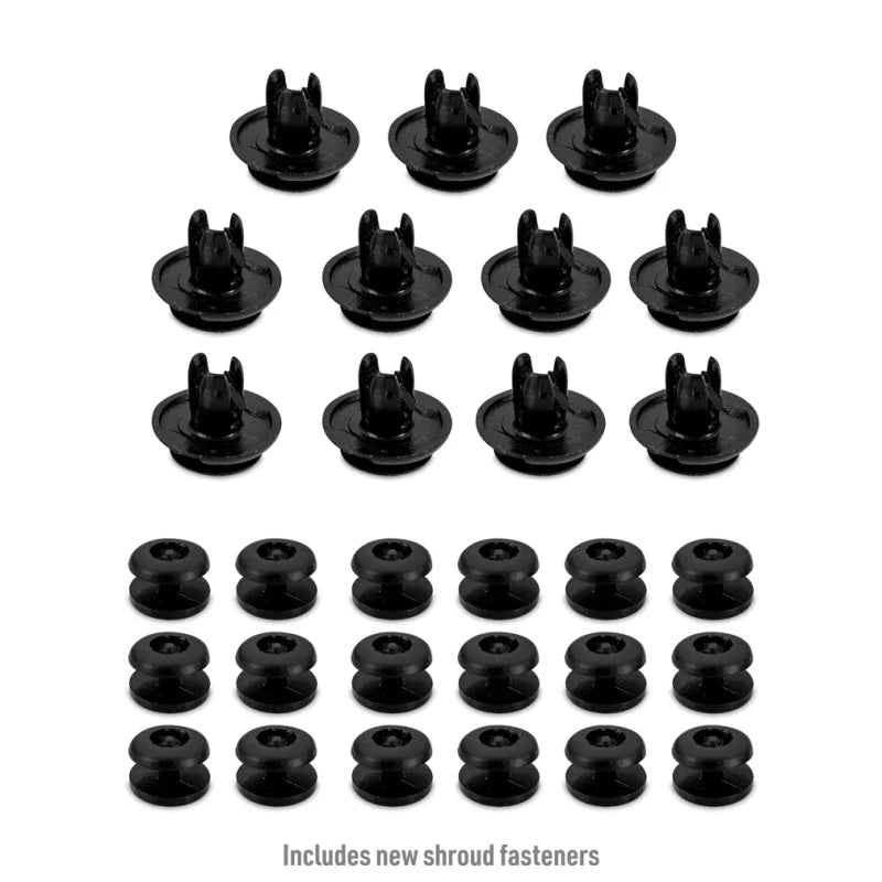 Mishimoto 22+ WRX TMIC Kit Silver Core Black Pipes - Installation View