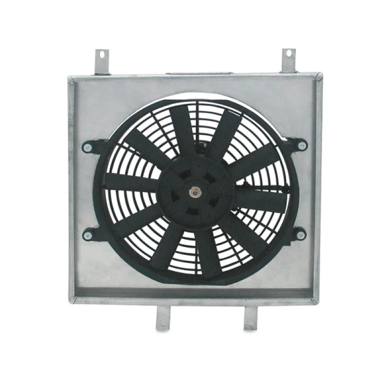 Mishimoto 22x18x3.5 Dual Pass Race Radiator Aluminum Fan Shroud Kit - Installation View