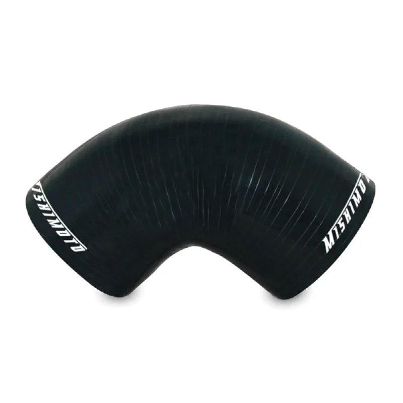 Mishimoto 2.5 Inch Black 90 Degree Coupler - Back View