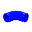 Load image into Gallery viewer, Mishimoto 2.5 Inch Blue 90 Degree Coupler - Detail View