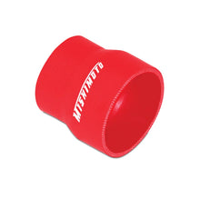 Load image into Gallery viewer, Mishimoto 2.5 to 3.0 Inch Red Transition Coupler - Side View