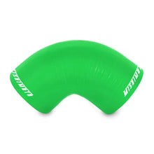 Load image into Gallery viewer, Mishimoto 2.5in. 90-Degree Coupler Green - Side View