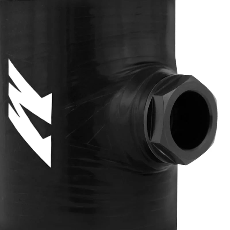 Mishimoto 2.5in Black Silicone Coupler w/ 1/8in NPT Bung - Back View