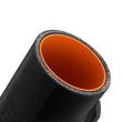 Load image into Gallery viewer, Mishimoto 2.5in Black Silicone Coupler w/ 1/8in NPT Bung - Installation View