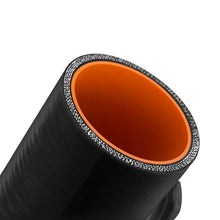 Load image into Gallery viewer, Mishimoto 2.5in Black Silicone Coupler w/ 1/8in NPT Bung - Installation View