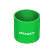 Load image into Gallery viewer, Mishimoto 2.5in. Straight Coupler Green - Main Product View