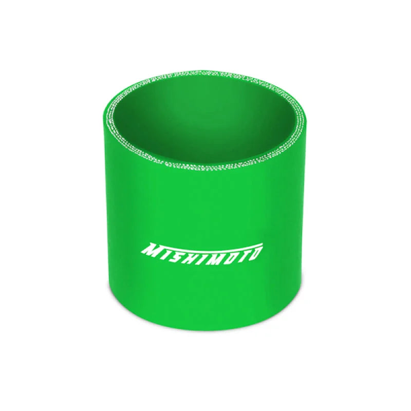 Mishimoto 2.5in. Straight Coupler Green - Main Product View