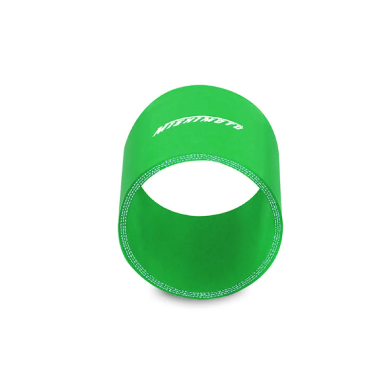 Mishimoto 2.5in. Straight Coupler Green - Side View