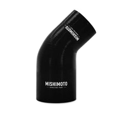 Load image into Gallery viewer, Mishimoto 2.5in to 3in 45 Degree Silicone Coupler - Black - Main Product View