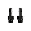 Load image into Gallery viewer, Mishimoto 2pcs M16x1.5 3/8in Aluminum Catch Can Fitting Black - Main Product View