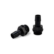 Load image into Gallery viewer, Mishimoto 2pcs. M20x1.5 1/2in Aluminum Catch Can Fittings - Black - Main Product View
