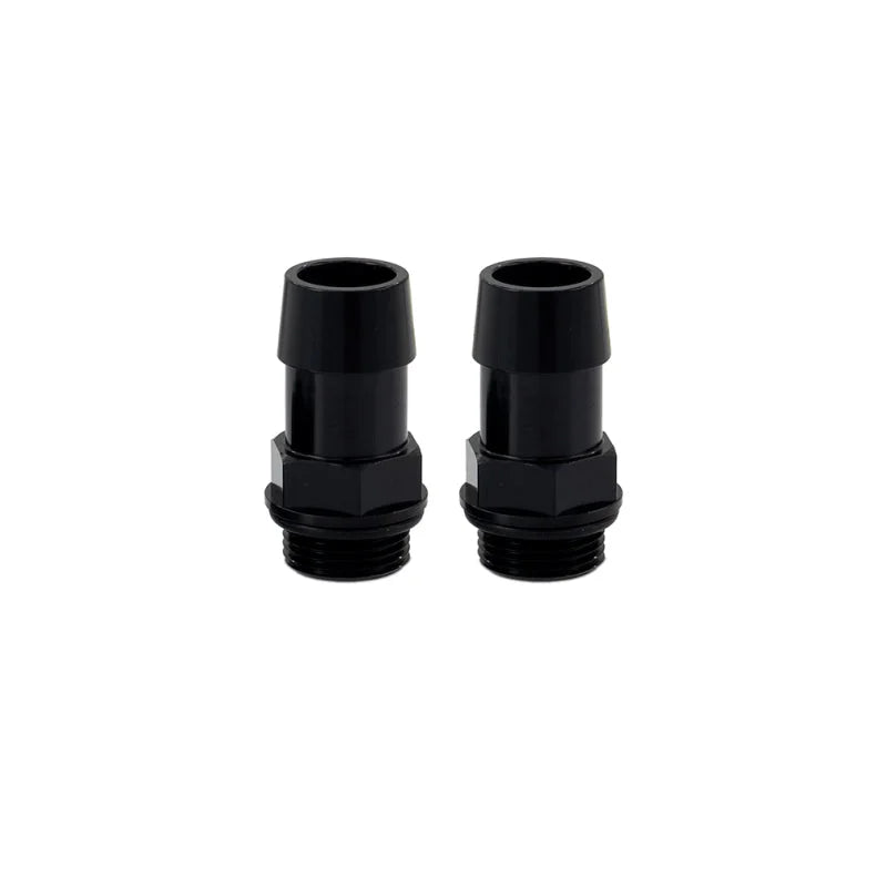 Mishimoto 2pcs. M20x1.5 3/4in Aluminum Catch Can Fitting - Black - Side View