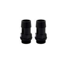 Load image into Gallery viewer, Mishimoto 2pcs. M20x1.5 3/4in Aluminum Catch Can Fitting - Black - Side View