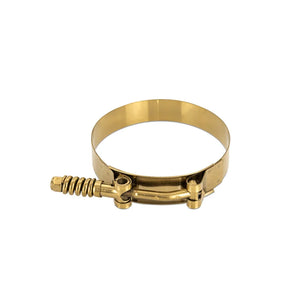 Mishimoto 3 Inch Stainless Steel Constant Tension T-Bolt Clamp - Gold - Main Product View