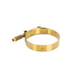 Load image into Gallery viewer, Mishimoto 3 Inch Stainless Steel Constant Tension T-Bolt Clamp - Gold - Side View