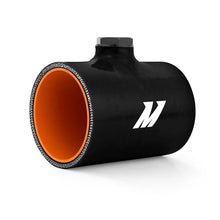 Load image into Gallery viewer, Mishimoto 3.0in Black Silicone Coupler w/ 1/8in NPT Bung - Installation View