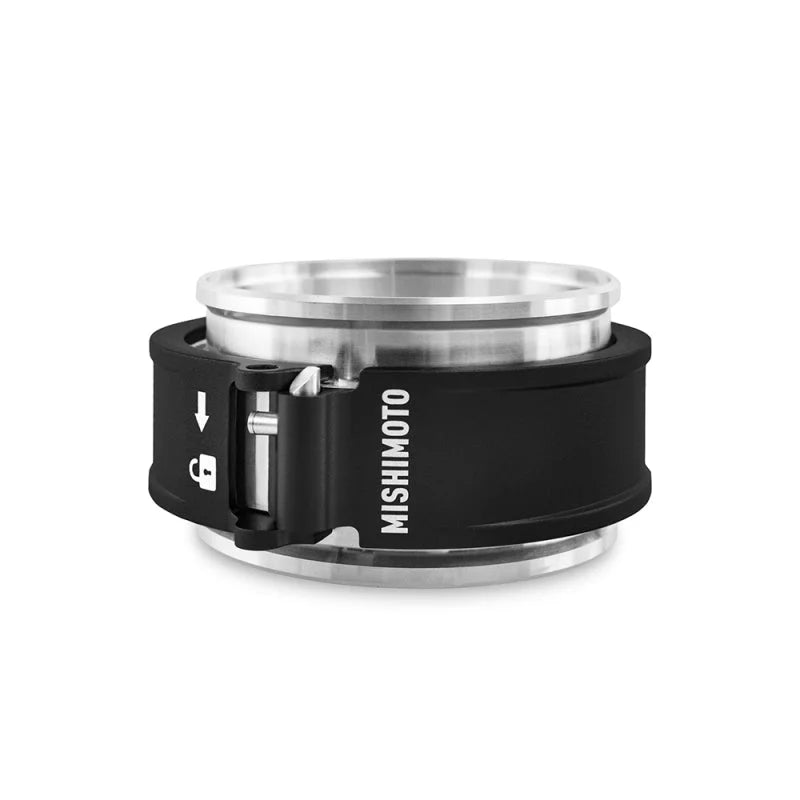 Mishimoto 3.0in Quick Release Clamp Assembly - Black - Detail View