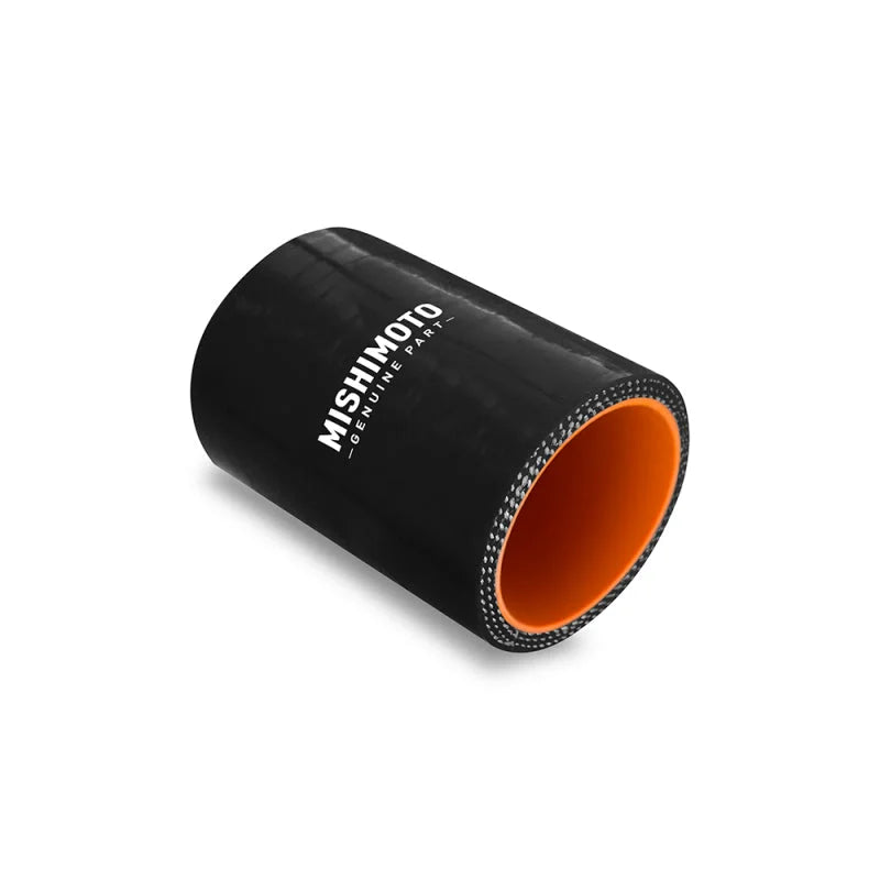Mishimoto 3.5 Inch Straight Coupler -  Black - Side View