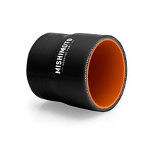 Load image into Gallery viewer, Mishimoto 3.5 to 4 Inch Silicone Transition Coupler - Black - Side View