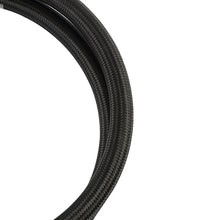 Load image into Gallery viewer, Mishimoto 3Ft Stainless Steel Braided Hose w/ -10AN Fittings - Black - Side View