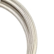 Load image into Gallery viewer, Mishimoto 3Ft Stainless Steel Braided Hose w/ -10AN Fittings - Stainless - Side View