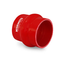 Load image into Gallery viewer, Mishimoto 3in. Hump Hose Silicone Coupler - Red - Side View