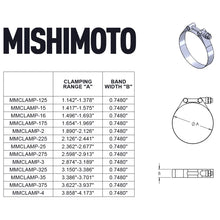 Load image into Gallery viewer, Mishimoto 4 Inch Stainless Steel T-Bolt Clamps - Side View