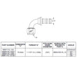 Load image into Gallery viewer, Mishimoto 45-Degree Push Lock Fitting -12AN - Side View
