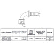 Load image into Gallery viewer, Mishimoto 45 Degree Push Lock Fitting - 4AN - Side View