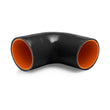 Load image into Gallery viewer, Mishimoto 4in. 90 Degree Coupler - Black - Side View