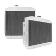 Load image into Gallery viewer, Mishimoto 55-57 Chevrolet Bel-Air Inline 6 X-Line Aluminum Radiator - Side View