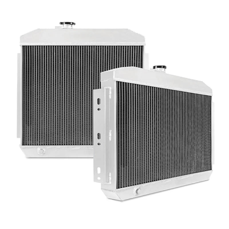 Mishimoto 55-57 Chevrolet Bel-Air Inline 6 X-Line Aluminum Radiator - Side View