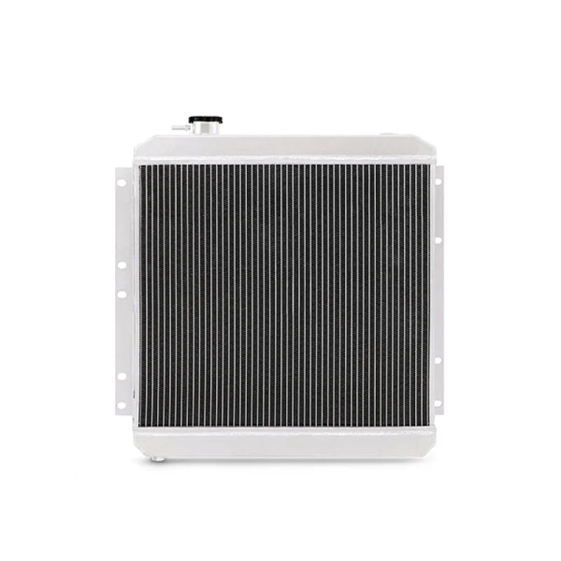 Mishimoto 58-84 Toyota Land Cruiser FJ40 Aluminum Radiator - Back View