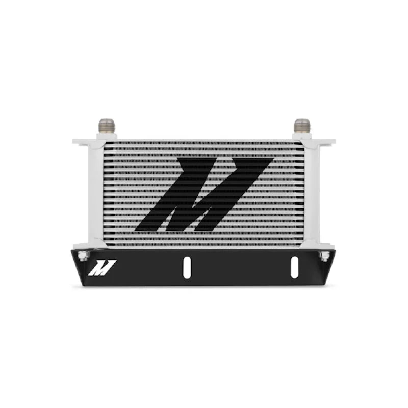 Mishimoto 79-93 Ford Mustang 5.0L Oil Cooler Kit - Silver - Back View
