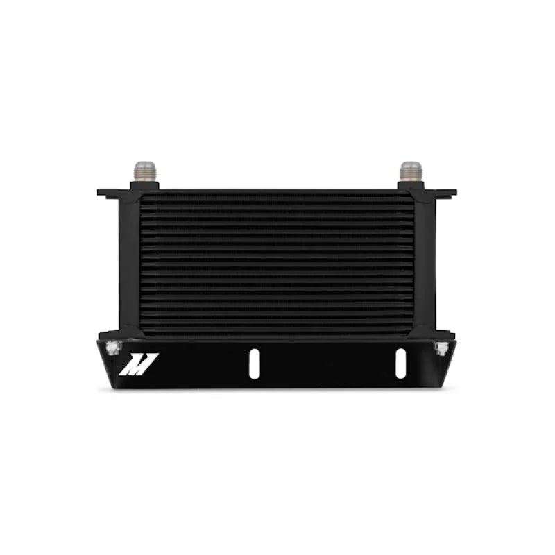 Mishimoto 79-93 Ford Mustang 5.0L Thermostatic Oil Cooler Kit - Black - Installation View