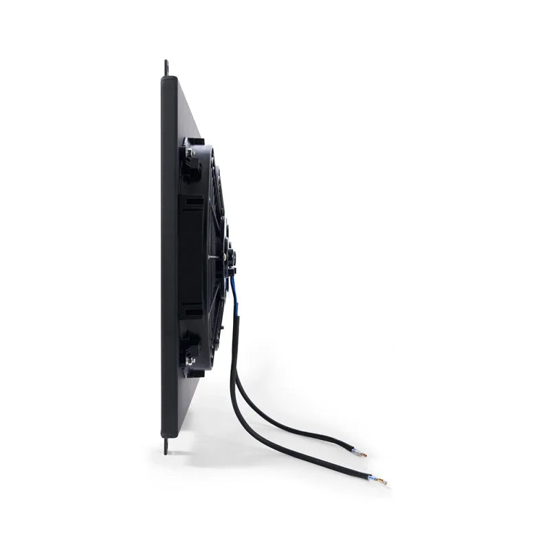 Mishimoto 79-93 Ford Mustang Aluminum Fan Shroud Black - Side View