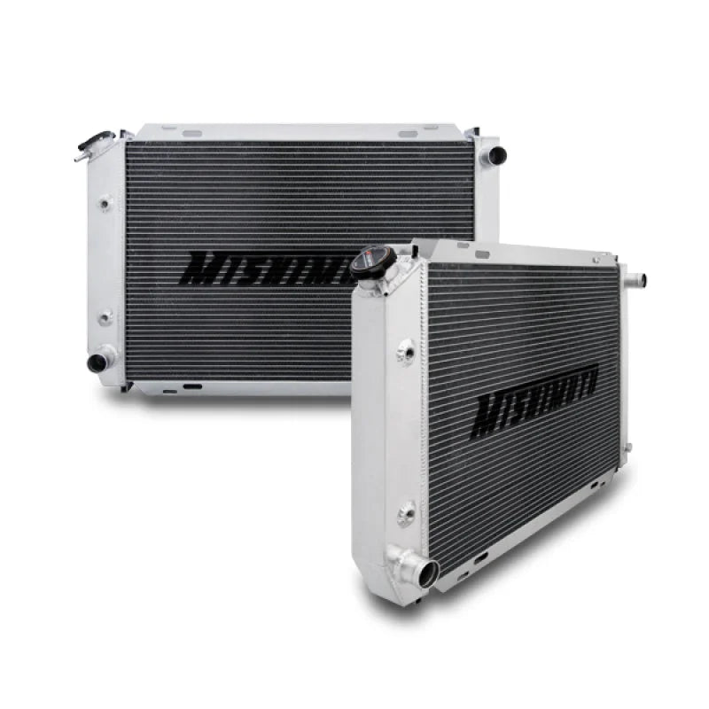Mishimoto 79-93 Ford Mustang Dual Pass Manual Aluminum Radiator - Main Product View