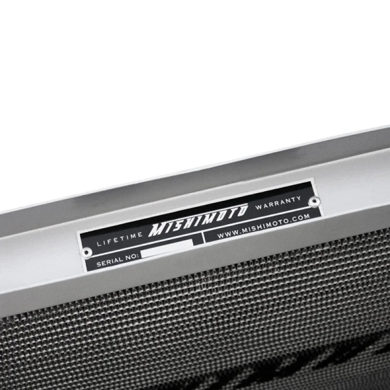 Mishimoto 79-93 Ford Mustang Manual Aluminum Radiator - Back View