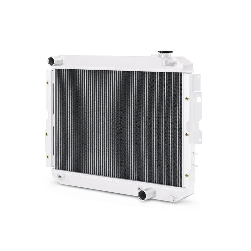 Mishimoto 81-90 Toyota Land Cruiser FJ60 Aluminum Radiator - Side View