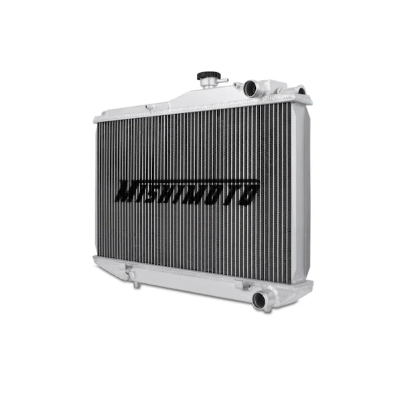Mishimoto 83-87 Toyota Corolla Manual Aluminum Radiator - Side View