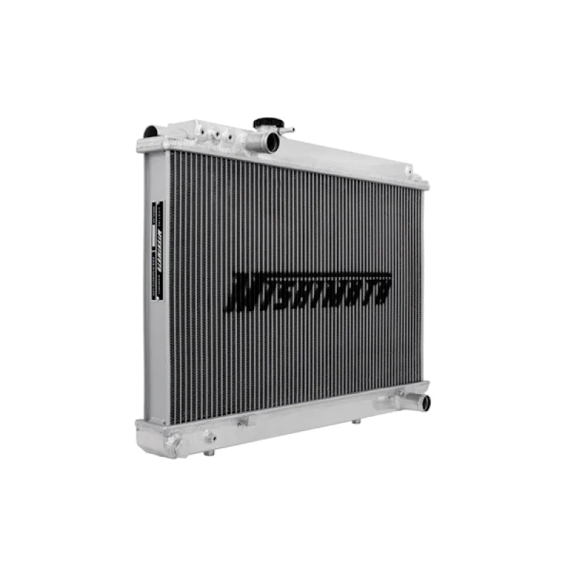 Mishimoto 86-93 Toyota Supra Manual Aluminum Radiator - Side View