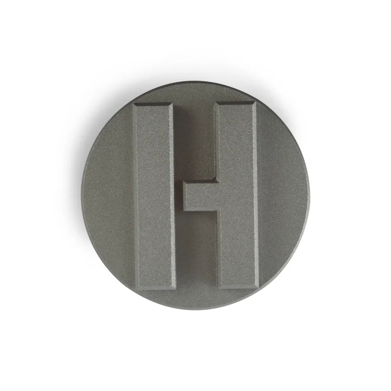 Mishimoto 87-01 Ford Mustang Hoonigan Oil Filler Cap - Silver - Back View