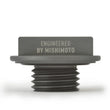 Load image into Gallery viewer, Mishimoto 87-01 Ford Mustang Hoonigan Oil Filler Cap - Silver - Installation View
