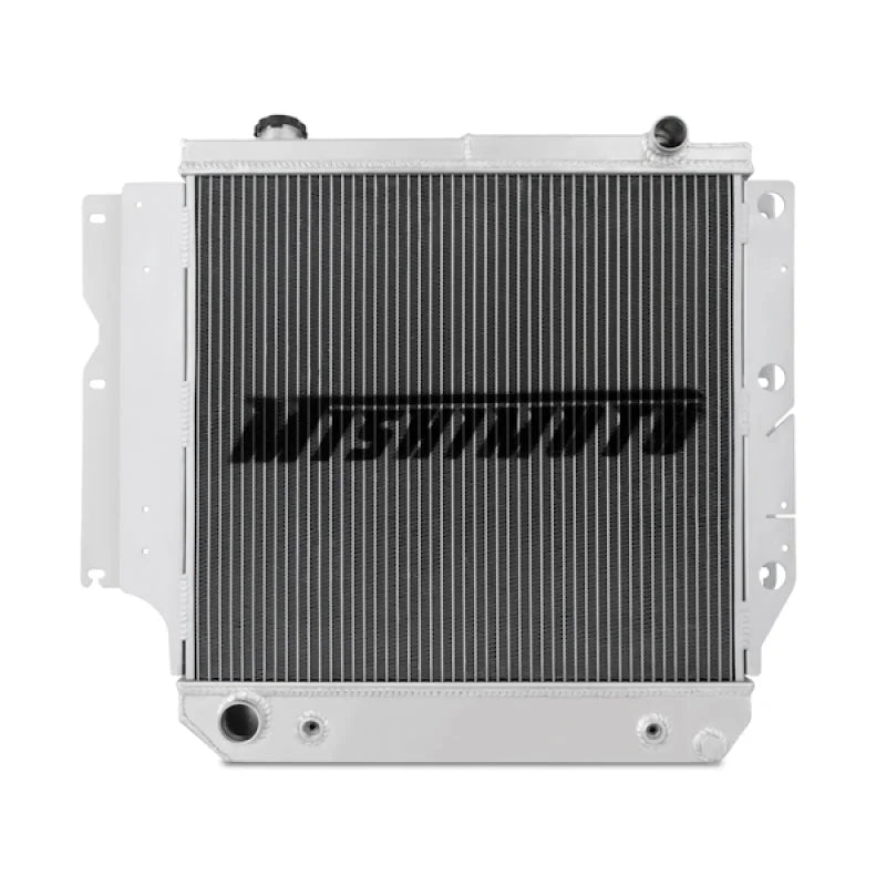 Mishimoto 87-06 Jeep Wrangler (Does Not Fit 2010 Wrangler) YJ & TJ Aluminum Performance Radiator - Installation View